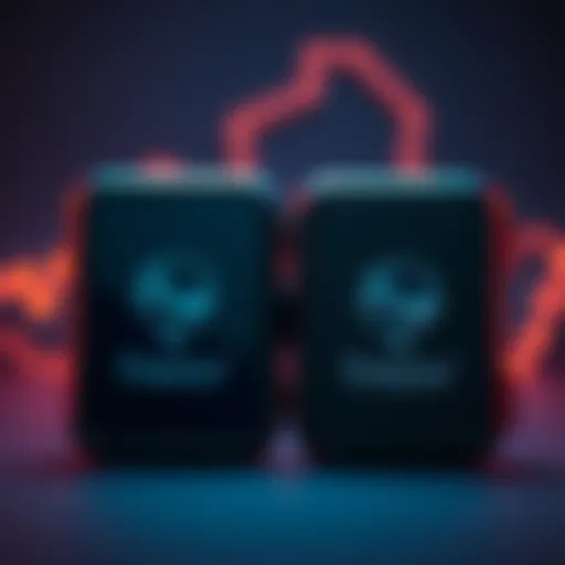 Two Trezor Safe 5 cryptocurrency wallets displayed next to each other, symbolizing the use of the same seed phrase, with a focus on security and management of digital assets.