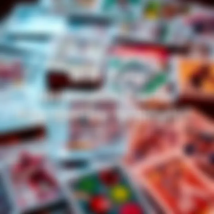A collection of sports cards with some cards covered or hidden, highlighting unrevealed cards from the collecting community.