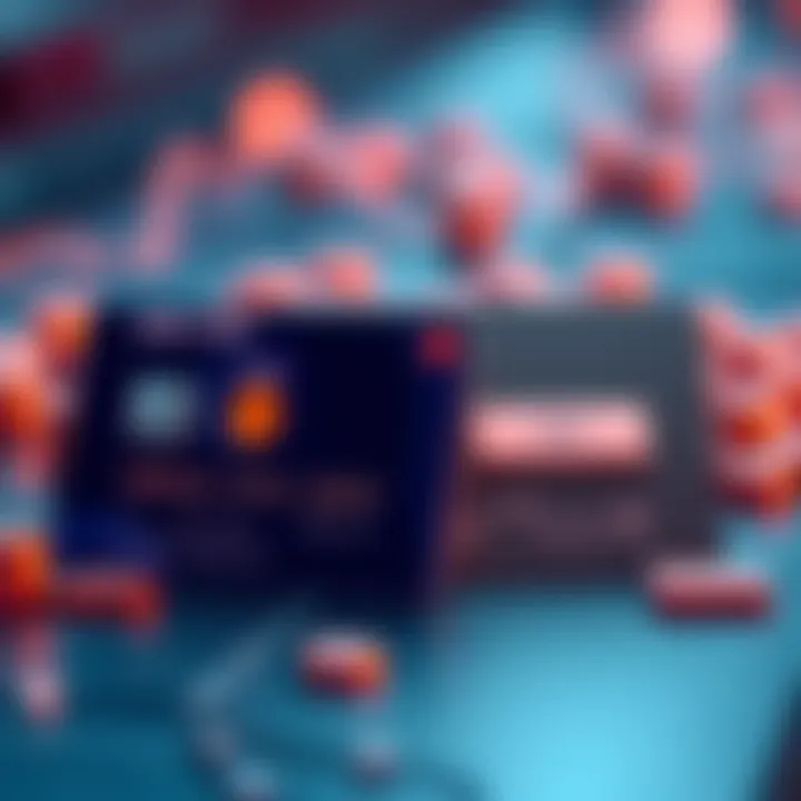 A graphic showing a debit card and checking account with fee icons related to USDC transactions, highlighting onramp and offramp costs