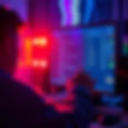 A person examining changes in p2pool connection settings on a computer screen with xmrig software.