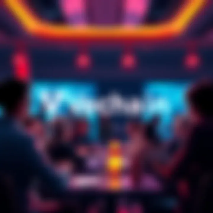Group of people engaged in discussion about blockchain technology and Vechain applications