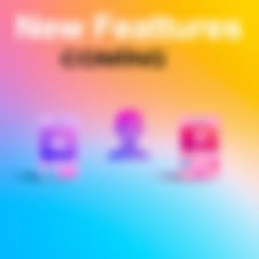 A graphic showing new features like gender filters and hangouts for the VOOZ platform
