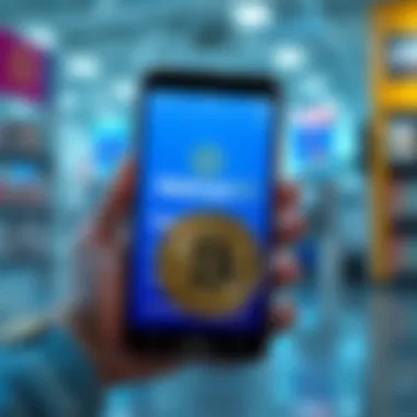 Walmart OnePay App with Bitcoin and Ethereum Walmart's OnePay App displaying Bitcoin and Ethereum trading options
