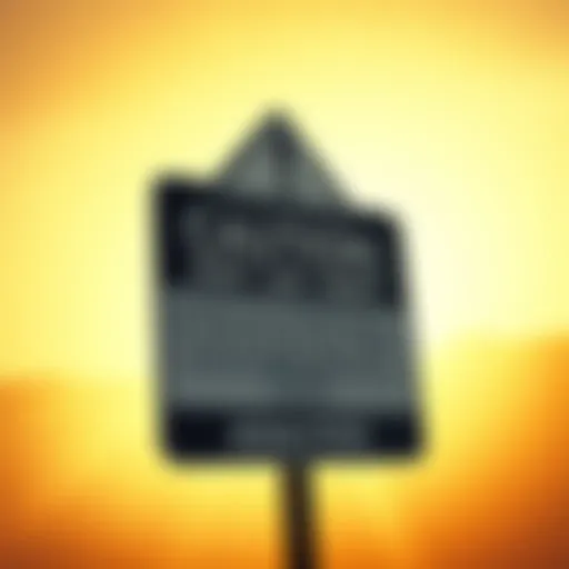 A caution sign with a bold warning message against a bright background, symbolizing the importance of heeding advice.