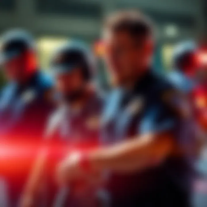 WhistlinDiesel being escorted by police after his arrest on tax evasion charges