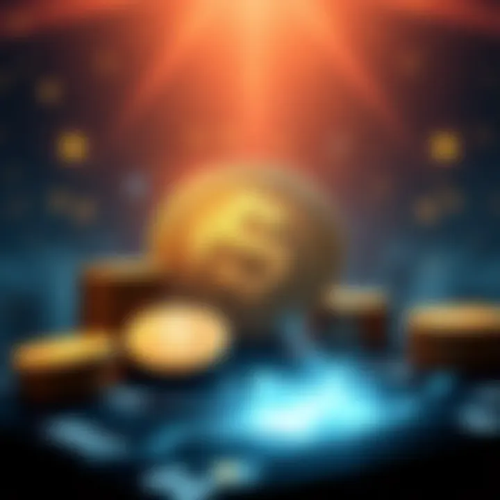 Graphic showing $WOLF tokens with a money symbol, announcing the final chance for passive income through the giveaway