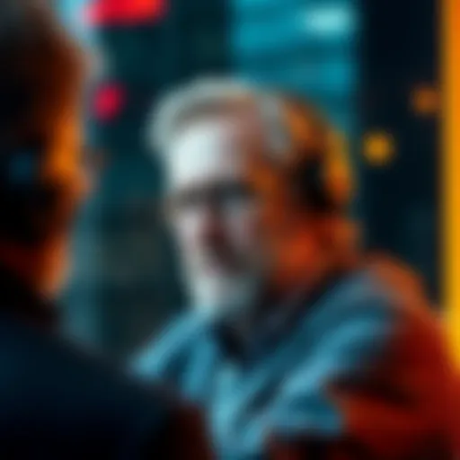 Wolfe sharing insights on innovation and challenges during an interview