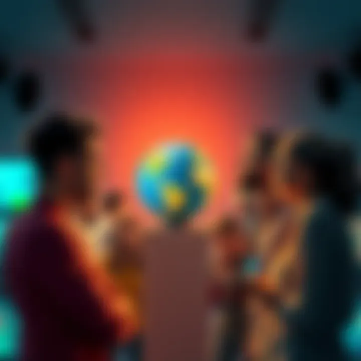 Group of people expressing concerns about Atlas Earth's future and ad quality