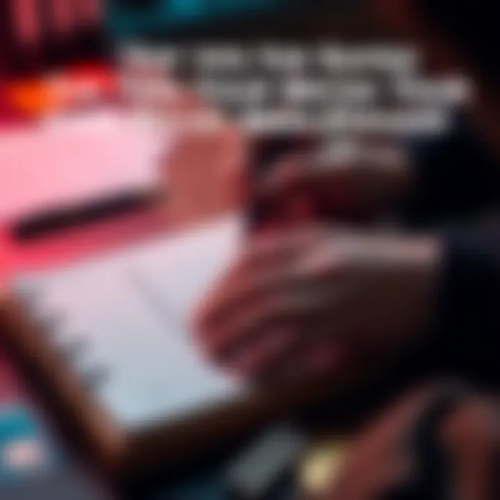 A person carefully writing down a cold wallet seed phrase on a notepad, focusing on security measures like random order wording.