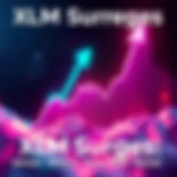 Graph showing the upward trend of XLM's value in the cryptocurrency market