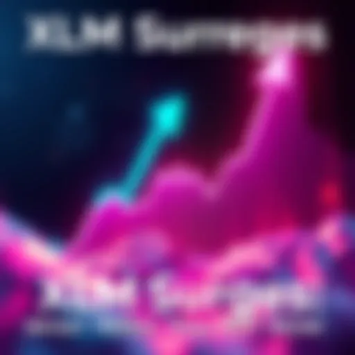 Graph showing the upward trend of XLM's value in the cryptocurrency market