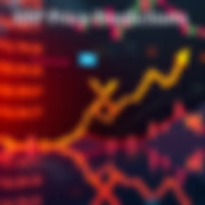 Graph showing rising trend in cryptocurrency prices with XRP logo