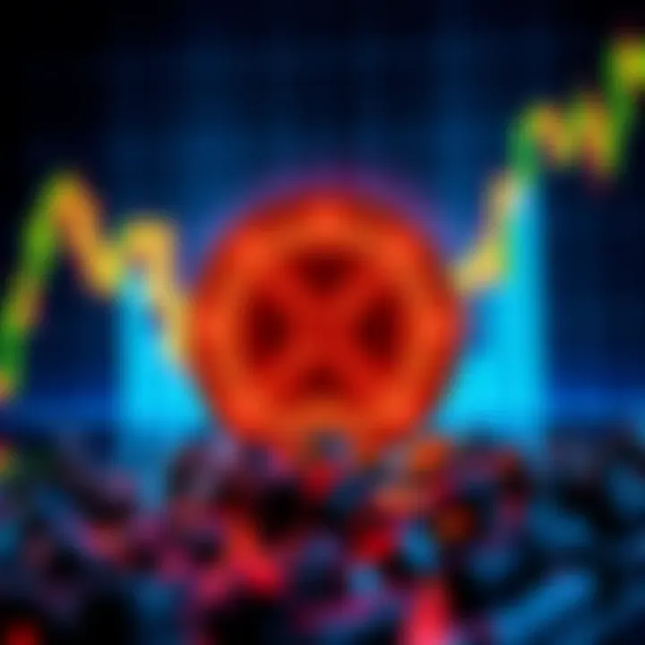 A visual representation of XRP's price rising past $3, showcasing profit for many holders with a graph or chart in the background.
