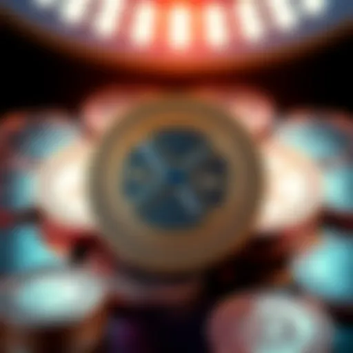 A graphic showing a golden club badge symbolizing the top 10% of XRP holders, with XRP coins in the background.