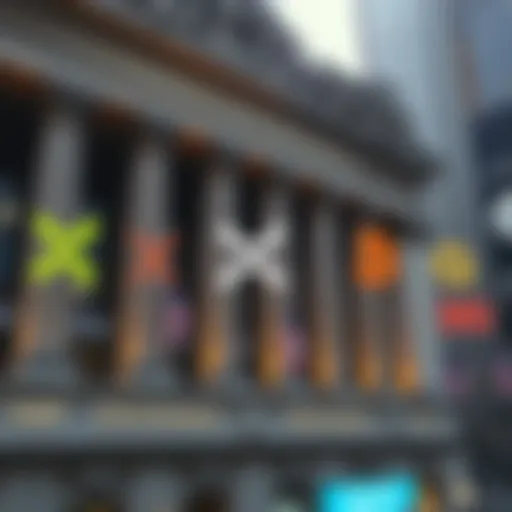 Graphic showing the logos of Evolve, Purpose, and 3iQ XRP ETFs on the Toronto Stock Exchange