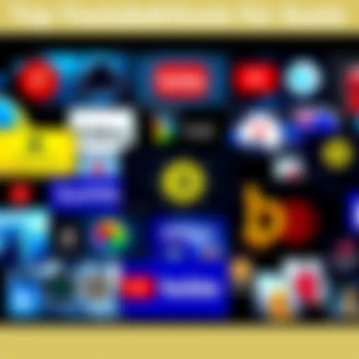 A collage of popular YouTube channels focused on Bitcoin education for Australians, featuring logos and screenshots from educational videos.