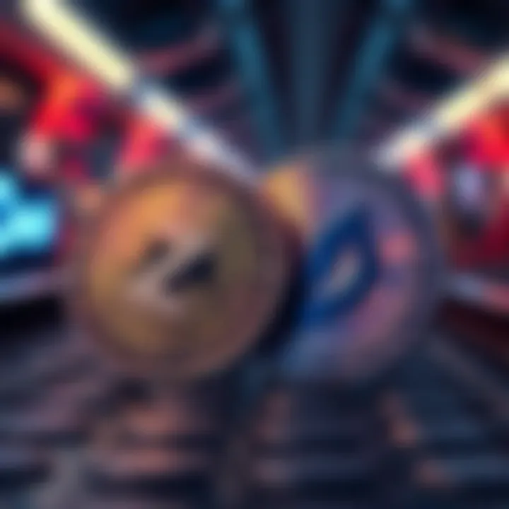 Visual representation of Zcash and Dash coins with a focus on Zcash in the foreground, symbolizing the author's shift in investment.